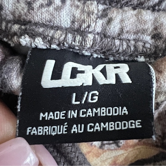 LCKR Realtree Camo Fleece Jogger Sweatpants SZ L - Picture 5 of 6